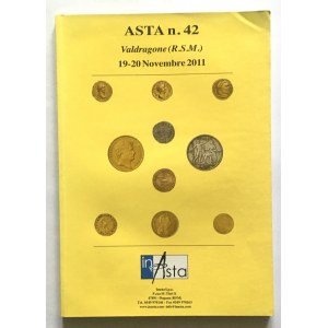 Katalog aukcyjny, ASTA n. 42/2011 r - ciekawe i rzadkie monety