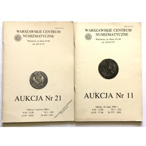 Katalogi aukcyjne, WCN Aukcja nr 21 oraz WCN Aukcja 11