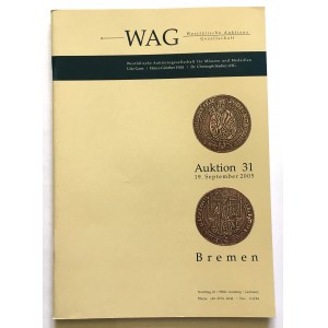 Katalog aukcyjny, WAG 31/2005 r - bardzo rzadkie i ciekawe, monety i medale