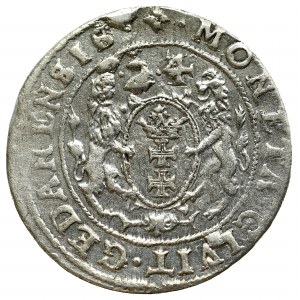 Sigismund III, 18 groschen 1624, Danzig - date overstriked