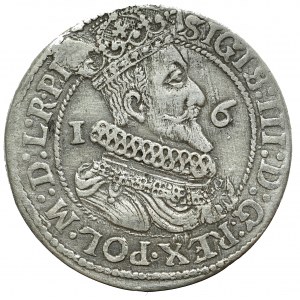 Sigismund III, 18 groschen 1624, Danzig - date overstriked