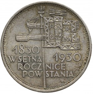 II Republic of Poland, 5 zloty 1930 November uprising