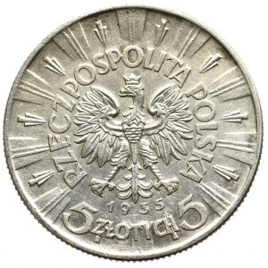 II Rzeczpospolita, 5 złotych 1935 Piłsudski