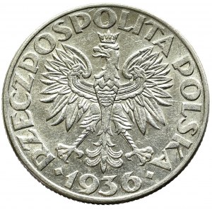 II Republic of Poland, 2 zloty 1936 Ship