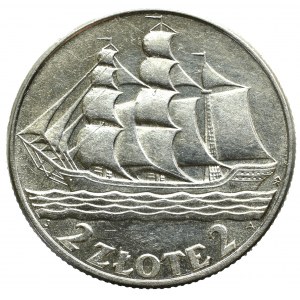 II Republic of Poland, 2 zloty 1936 Ship