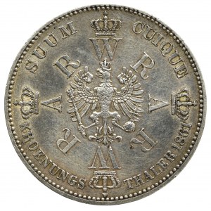 Germany, Prussen, Thaler 1861