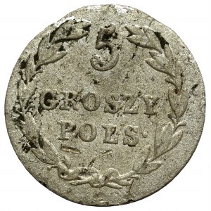 Królestwo Polskie, Mikołaj I, 5 groszy 1827 FH