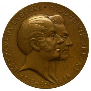 Polska, medal 100-lecie Banku Polskiego 1928, Warszawa