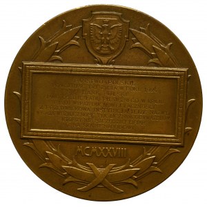 Polska, medal 100-lecie Banku Polskiego 1928, Warszawa