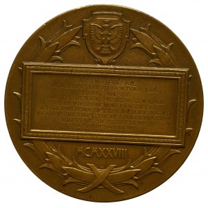 Poland, medal of the 100th anniversary of the Bank of Poland 1928, Warsaw