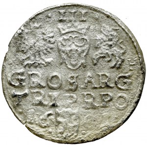 Zygmunt III Waza, Trojak 1601, Wschowa - rzadkość inicjał po prawej