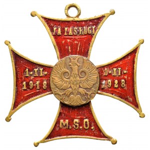II RP, Krzyż zasługi Miejska Straż Obywatelska Lwów