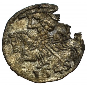 Sigismund II Augustus, 1-denar 1557, Vilnius - NGC MS63