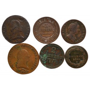 Russia and Austria, coins set