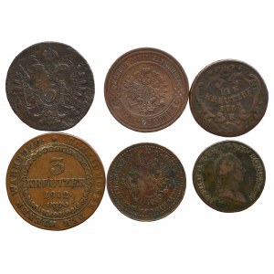 Russia and Austria, coins set