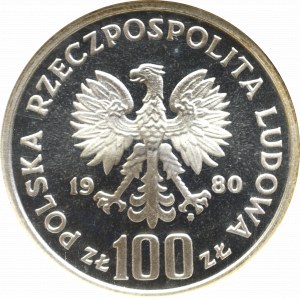 PRL, 100 złotych 1980 Jan Kochanowski