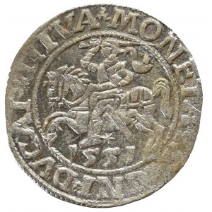 Zygmunt II August, Półgrosz 1551, Wilno - LI/LITVA