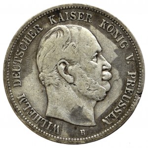 Germany, Preussen, 5 mark 1876