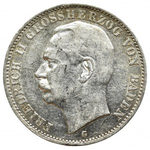 Germany, Baden, 3 mark 1912