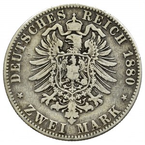 Niemcy, Prusy, 2 marki 1880