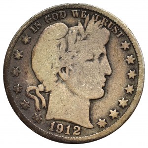 USA, 1/2 dollar 1912