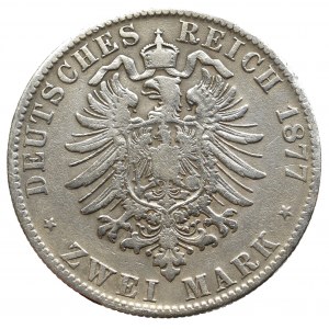 Germany, Baden, 2 mark 1877