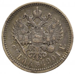 Russia, Nicholas II, Rouble 1901