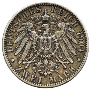 Niemcy, Wirtembergia, 2 marki 1904