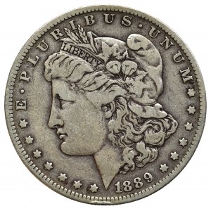 USA, Dolar 1889 Morgan Dollar