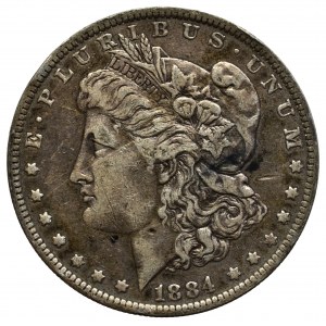 USA, Dolar 1884 Morgan Dollar