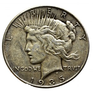 USA, 1 dollar 1935 Peace dollar