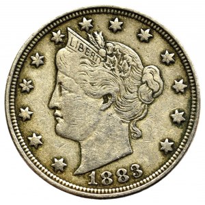 USA, 5 cents 1883