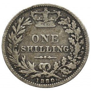 Wielka Brytania, Szyling 1880
