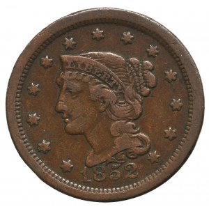 USA, 1 cent 1852