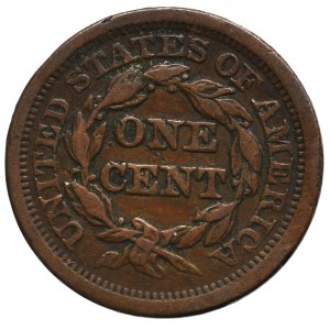 USA, 1 cent 1852