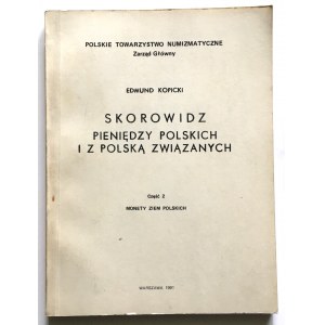 Edmund Kopicki, Skorowidz pieniędzy polskich i z Polską związanych