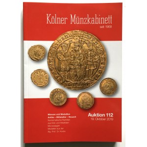 Katalog aukcyjny, Kolner Munzkabinett Aukcja 112/2019