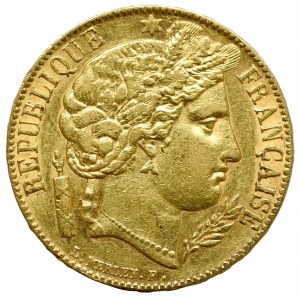 France, 20 francs 1851