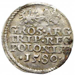 Stefan Batory, Trojak 1580, Olkusz - Glaubicz rzadkość