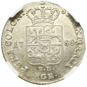 Stanisław August Poniatowski, Złotówka 1788 - NGC AU58