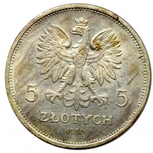 II Rzeczpospolita, 5 złotych 1930 Sztandar