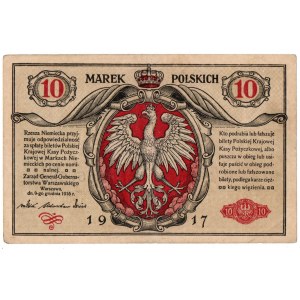 Generalne Gubernatorstwo, 10 marek polskich 1916 Biletów - Generał