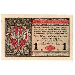 Generalne Gubernatorstwo, 1 marka polska 1916 B Generał