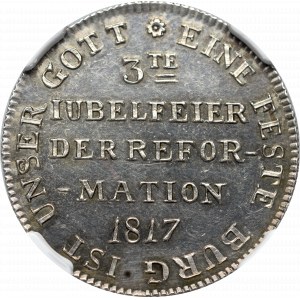 Germany, Frankfurt, 2 ducats 1817 - 300 years of Reformation