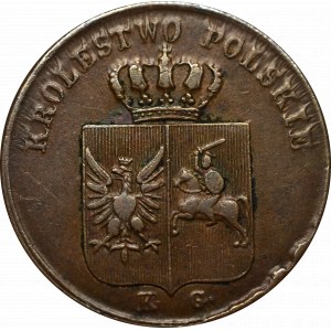 Powstanie Listopadowe, 3 grosze 1831 - łapy orła proste