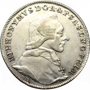 Austria, Salzburg, Hieronim Graf Colloredo, 10 kreuzer 1782