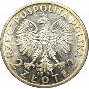 II Republic of Poland, 2 zloty 1934 Polonia