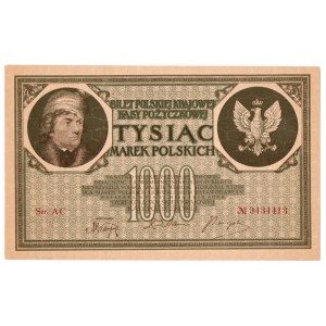 II RP, 1000 polnische Mark 1919 AC