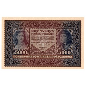 II RP, 5000 marek polskich 1920 III Serja AO
