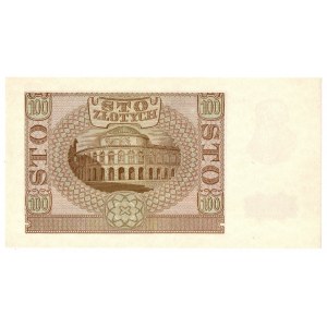 Generalne Gubernatorstwo, 100 złotych 1940 B - FAŁSZERSTWO